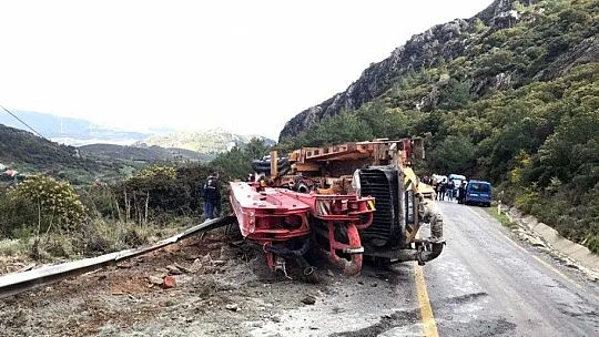Datça'da kaza: 1 yaralı