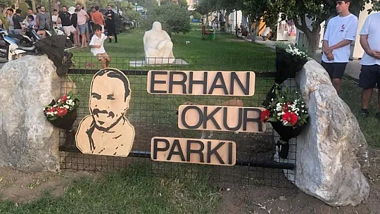 Okur'un adının verildiği park hizmete açıldı