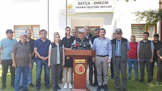 Datça'daki orman yangını kontrol altına alındı