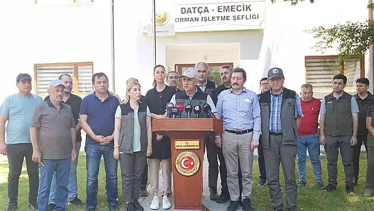 Datça'daki orman yangını kontrol altına alındı
