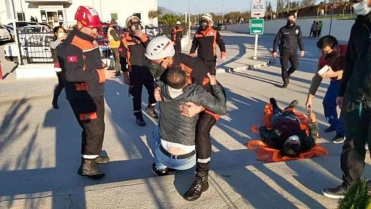 Datça'daki tatbikat gerçeği aratmadı
