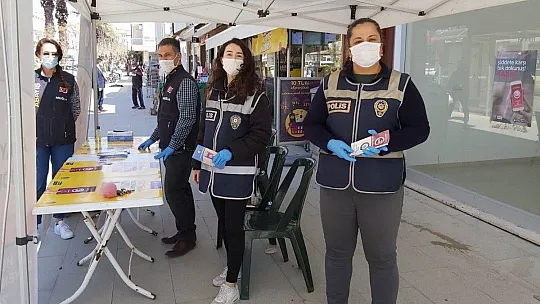 Datça emniyeti KADES tanıtımlarını sürdürüyor