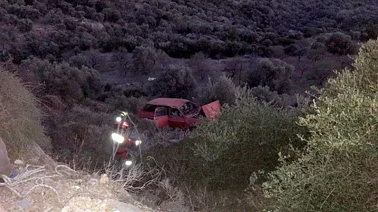 Datça Knidos yolunda kaza: 1 yaralı