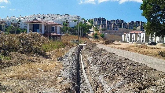 Datça'nın içme suyu hatları yenileniyor