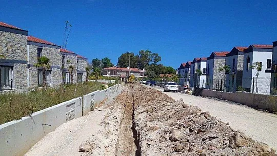 Datça'nın içme suyu hatları yenileniyor