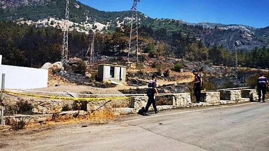 Datça yangınının çıktığı trafoda inceleme