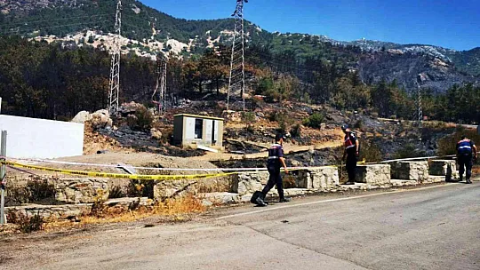 Datça yangınının çıktığı trafoda inceleme