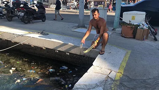 Datça Yat Limanı'nda çevre ve deniz kirliliği