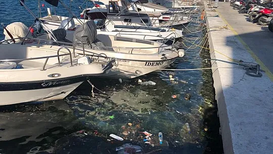 Datça Yat Limanı'nda çevre ve deniz kirliliği