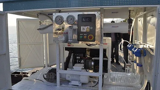 Deniz suyunu, içme suyuna dönüştürdüler