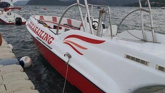 Denizde başlayan eğlenceli uçuş, otelin çatısında son buldu