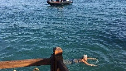 Denizde kaybolduğu iddia edilen vatandaş ekipleri alarma geçirdi