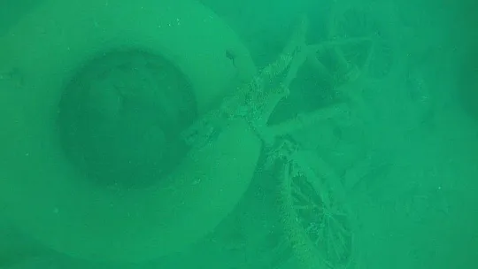 Denizden bisiklet çıktı, dalgıçlar şaşırdı