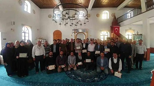 Müftülük personelleri ödüllendirildi