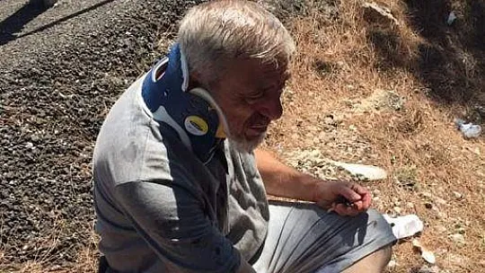 DEVRİLEN ÇİMENTO YÜKLÜ TIRDAKİ YANGIN SÖNDÜRÜLDÜ