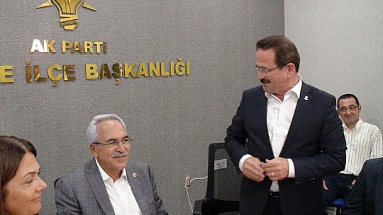 MİLLETVEKİLİ AYDIN, AK PARTİ İLÇE TEŞKİLATIYLA BİR ARAYA GELDİ