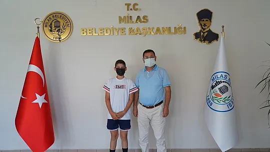 Milli Sporcudan Başkan Tokat'a ziyaret