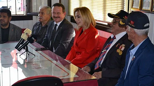 Milletvekili Gökcan'dan Gaziler Derneği'ne ziyaret