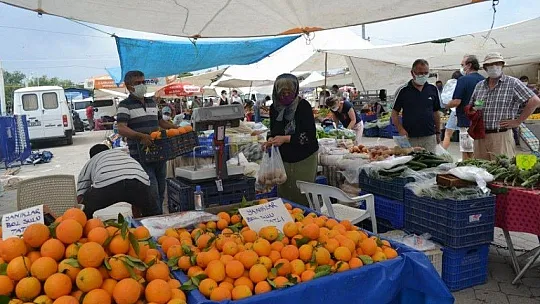 Semt Pazarları Fethiye'de de kuruldu 