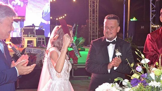 Ali Fatih Çoban rüya gibi bir düğünle dünya evine girdi