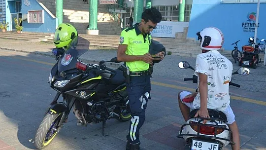 Trafiğe Kapalı Alanlarda Motor Kullananlara Ceza Yağdı