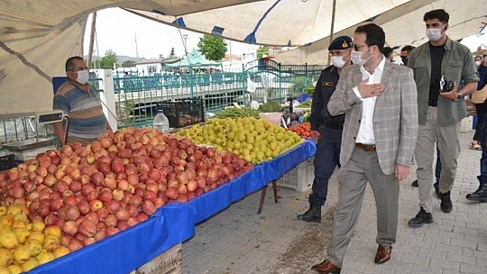 Fethiye'de pazar denetlemesi