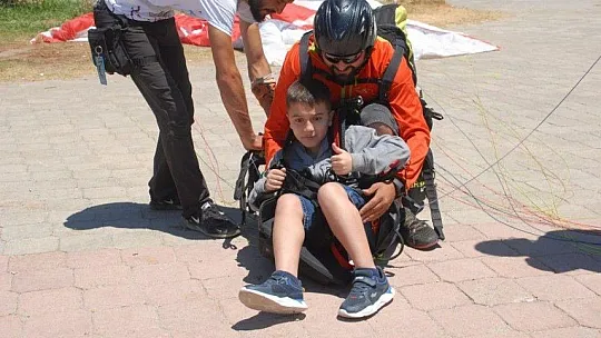 Özel öğrencilere çifte adrenalin yaşatıldı
