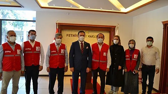 Başkan Tuna'dan, Kaymakam Fırat'a ziyaret