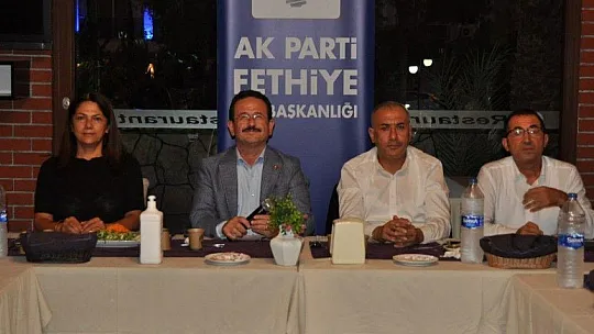 Ak Parti Fethiye ilçe yönetiminin 1. Yıl dönümü kutlandı