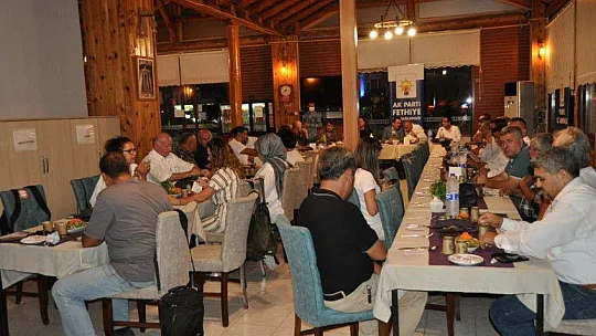 Ak Parti Fethiye ilçe yönetiminin 1. Yıl dönümü kutlandı