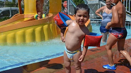 Aquapark'ta eğlencenin suyunu çıkardılar