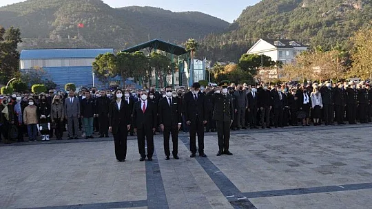 Fethiye'de 10 Kasım