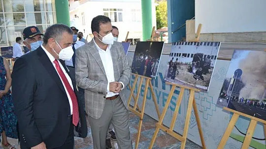 15 Temmuz 'Türkiye Geçilmez' Konulu Resim Sergisi Açıldı