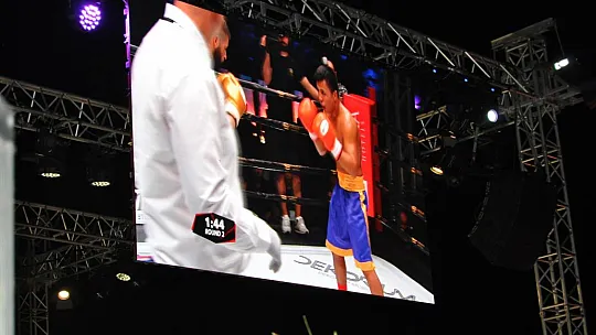 Fethiye WBC profesyonel boks gecesinde Kubilay Alcu gümüş kemeri kazandı