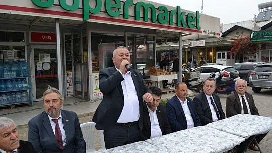 Uysal ve Enginyurt sebze halini ziyaret etti