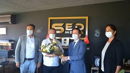 SED MEDYA'YA İADE-İ ZİYARETTE BULUNDULAR