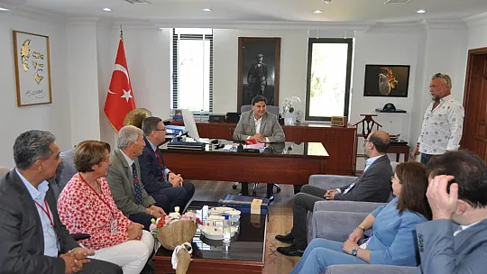 EGF Yönetim Kurulu'ndan Başkan Karaca'ya ziyaret