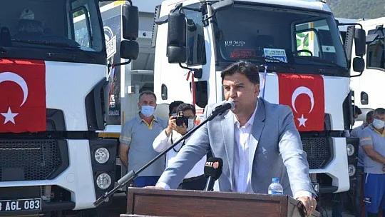 Fethiye Belediyesi araç filosuna 38 adet yeni araç kattı