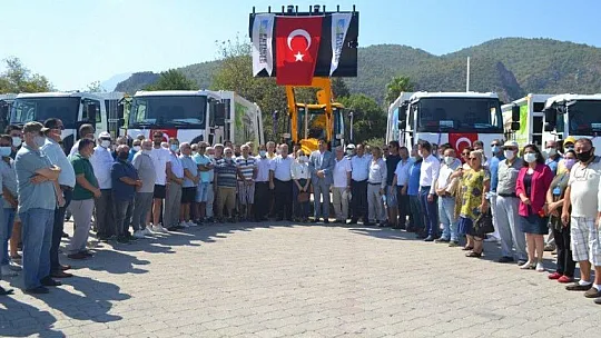 Fethiye Belediyesi araç filosuna 38 adet yeni araç kattı