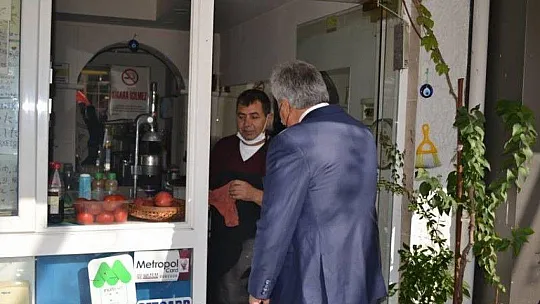 Fethiye'de esnaf ziyaretlerinde bulundu