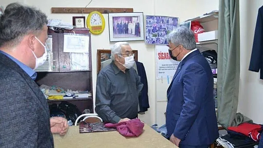 Fethiye'de esnaf ziyaretlerinde bulundu