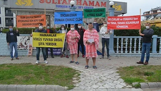 Hamam işletmecilerinden basın açıklaması