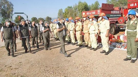 Yangın ekiplerine işbaşı eğitim tatbikatı