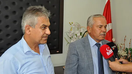 Aday Adayı Çaylı'dan Pazarcılar Odası Başkanı Hıra'ya Ziyaret