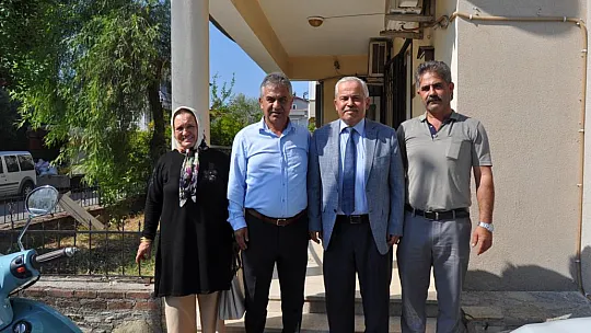 Aday Adayı Çaylı'dan Pazarcılar Odası Başkanı Hıra'ya Ziyaret