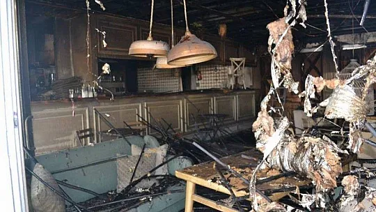 Fethiye'de Kafe Restoran'da yangın