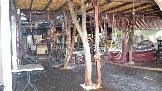 Fethiye'de Kafe Restoran'da yangın