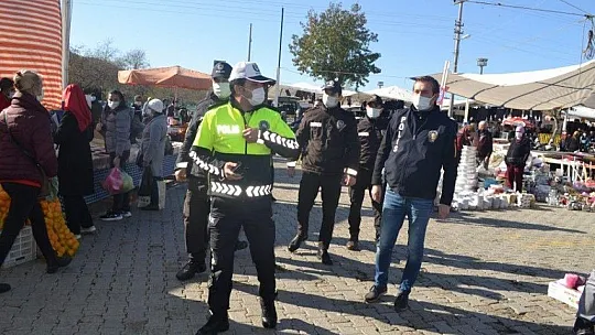 Salı Pazarı'nda denetleme gerçekleştirdiler