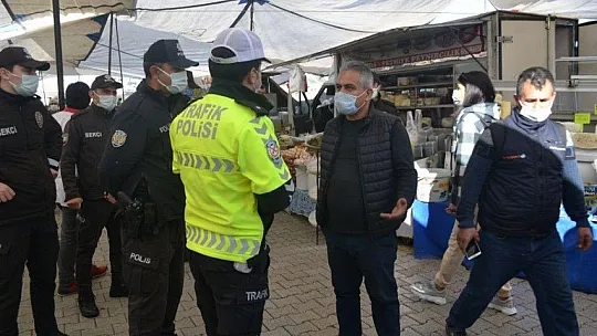 Salı Pazarı'nda denetleme gerçekleştirdiler