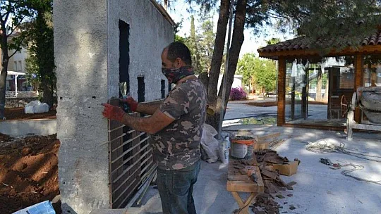 Bahriye Üçok Parkı'nda çalışmalar devam ediyor 